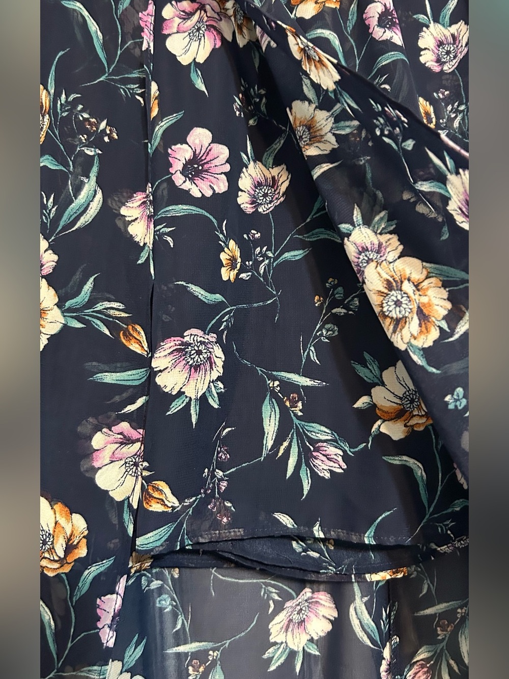 A. Byer 2 Piece Floral Crop Top and Short/Skirt Combo - Picture 10 of 16